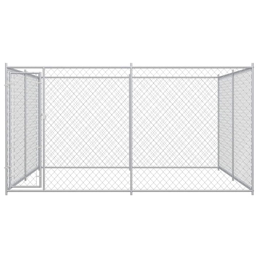 Outdoor-Hundezwinger 383x383x185 cm