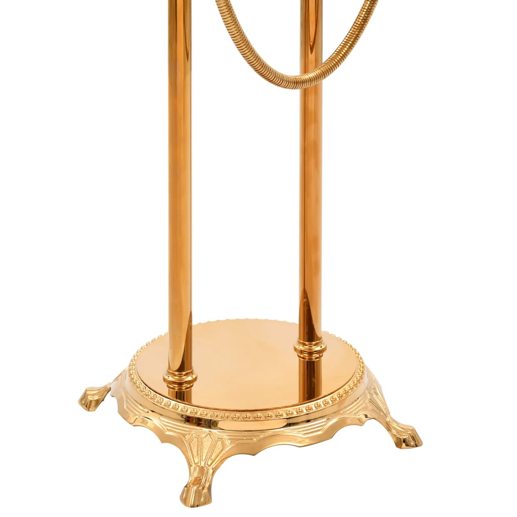 Fritstående Badekar Armatur Rustfrit Stål 99,5 cm Gylden