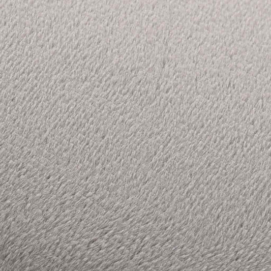 Hocker Hellgrau und Golden Samt 28 x 36 cm