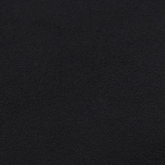 Hocker Schwarz und Golden Samt 28 x 36 cm