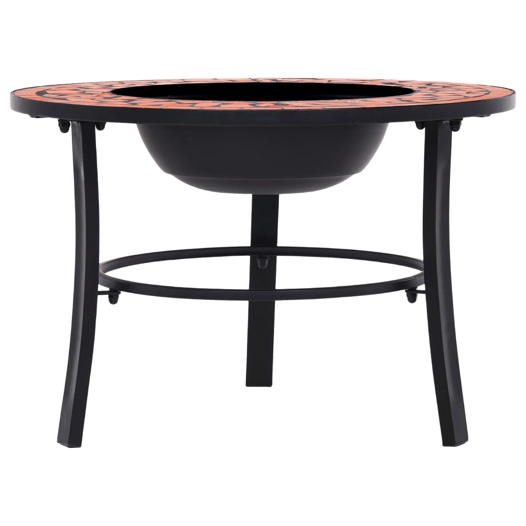 Pejs Mosaik Keramik Terracotta 68 cm