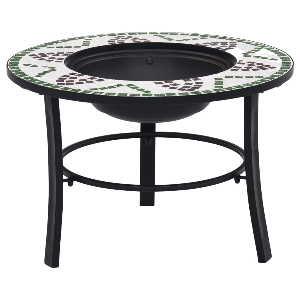 Pejs Mosaik Keramik Grøn 68 cm