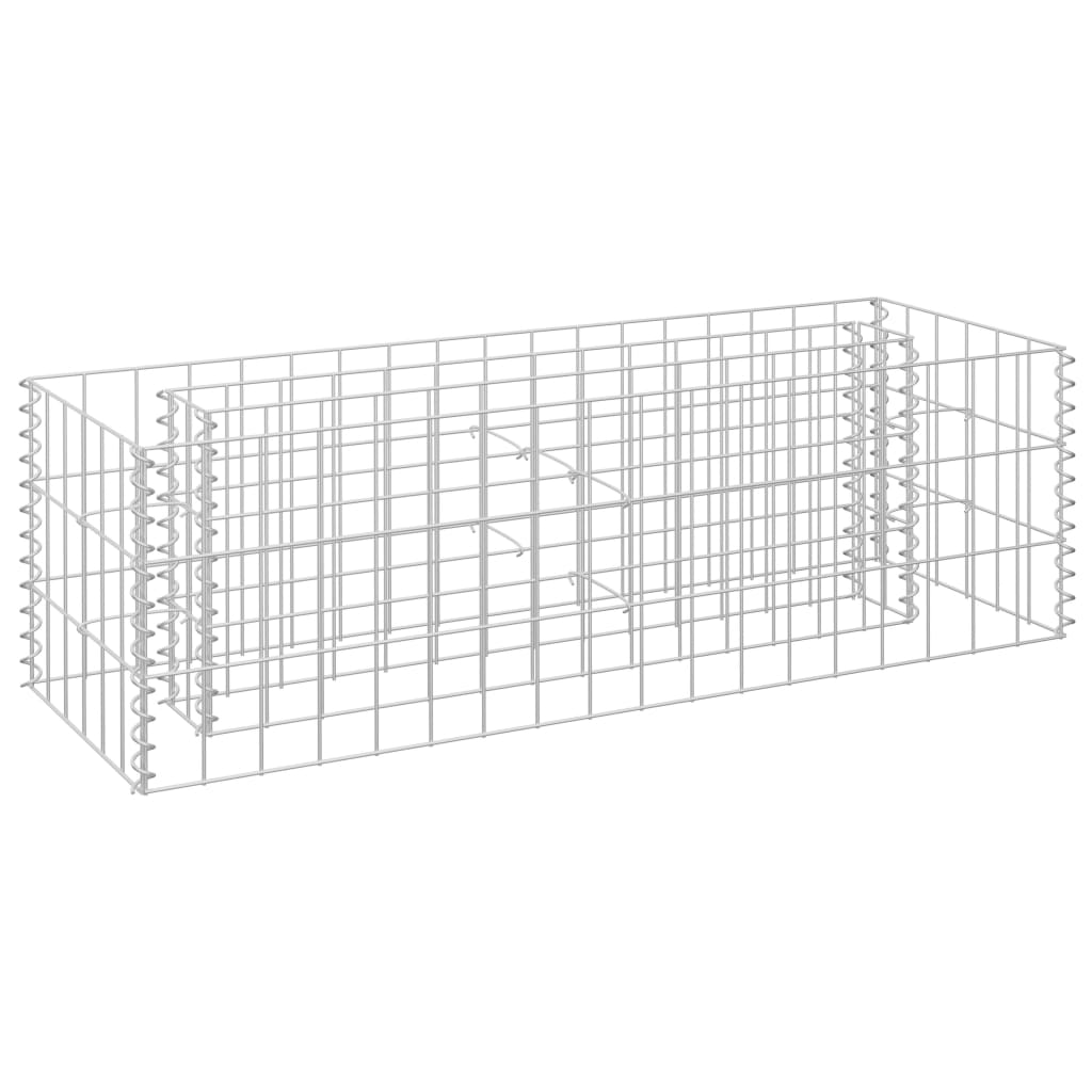 Gabion Højseng Galvaniseret Stål 90×30×30 cm