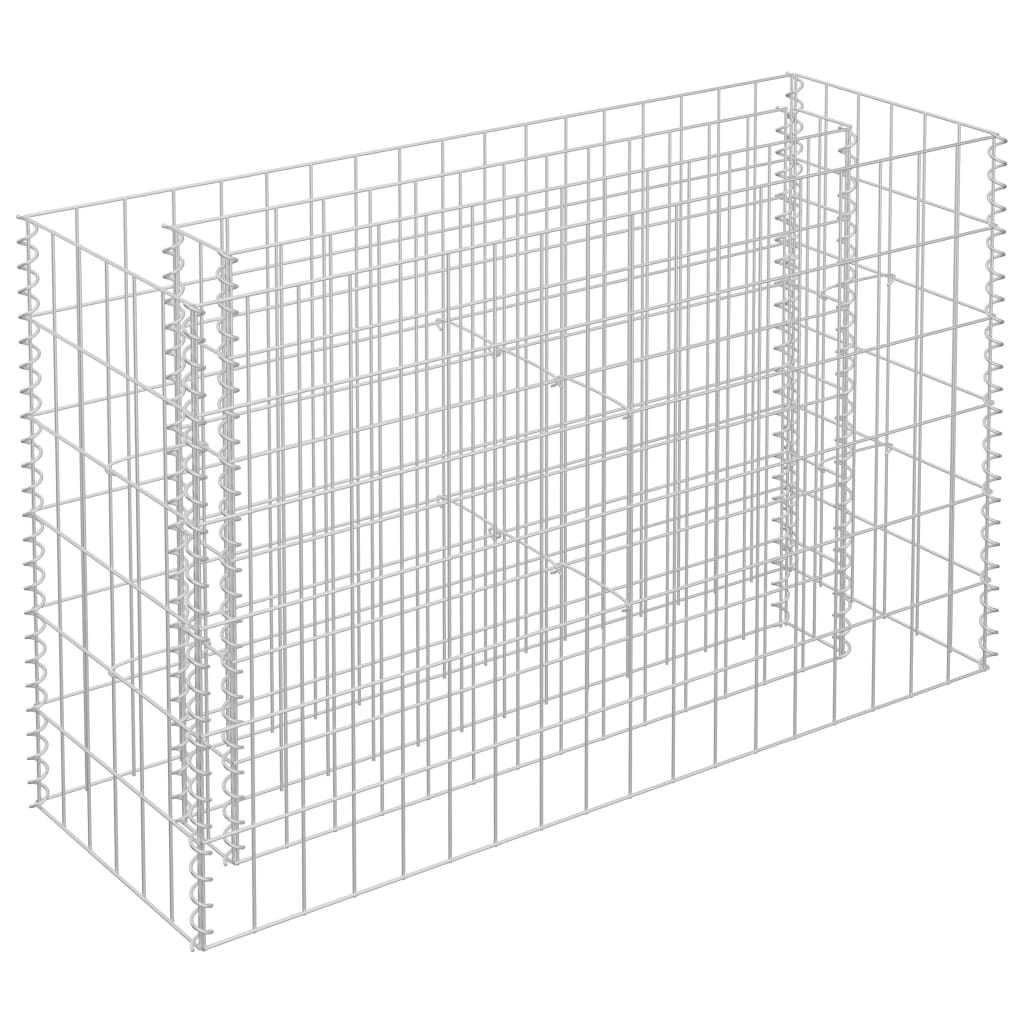 Gabion Højseng Galvaniseret Stål 90×30×60 cm
