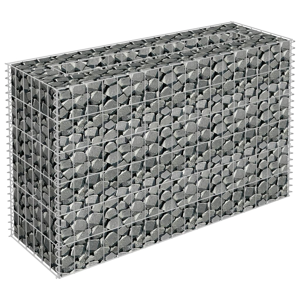 Gabion Højseng Galvaniseret Stål 90×30×60 cm