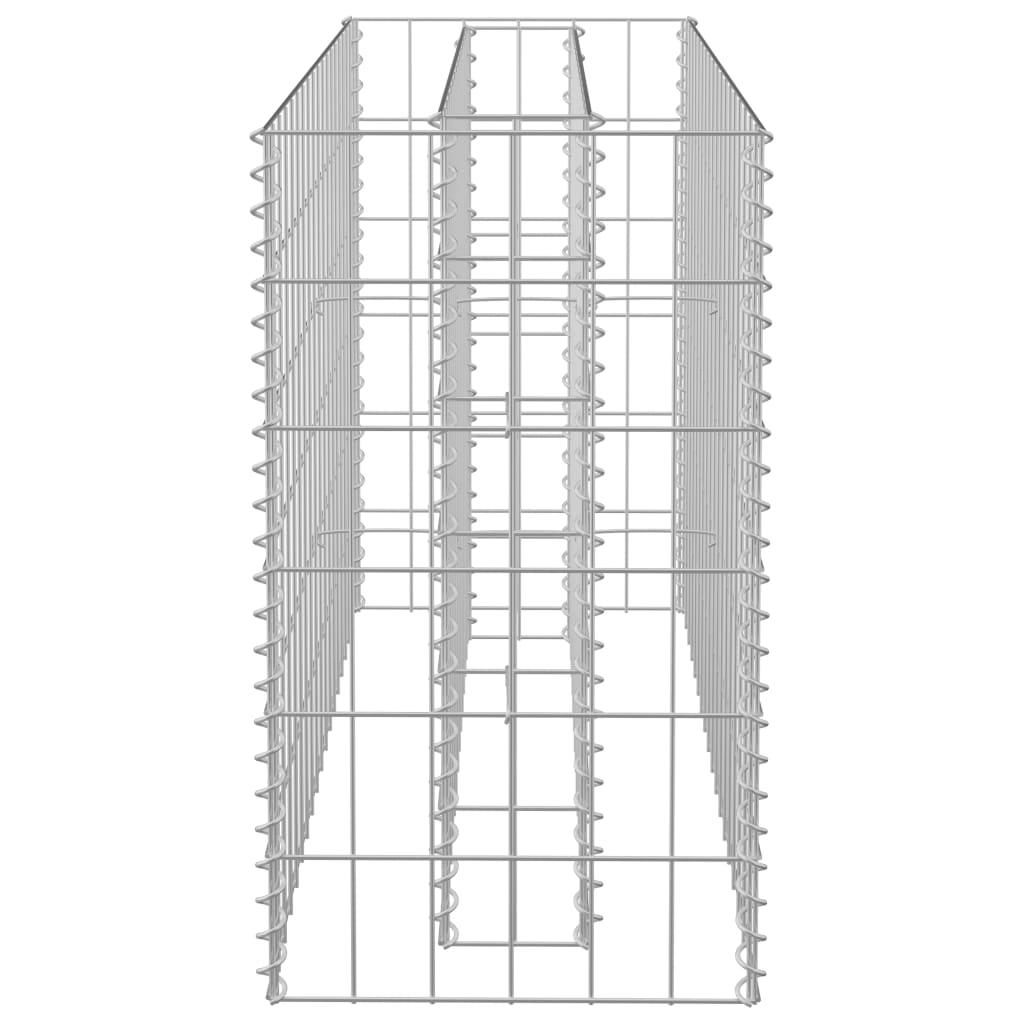 Gabion Højseng Galvaniseret Stål 90×30×60 cm