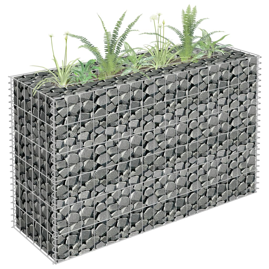 Gabion Højseng Galvaniseret Stål 90×30×60 cm