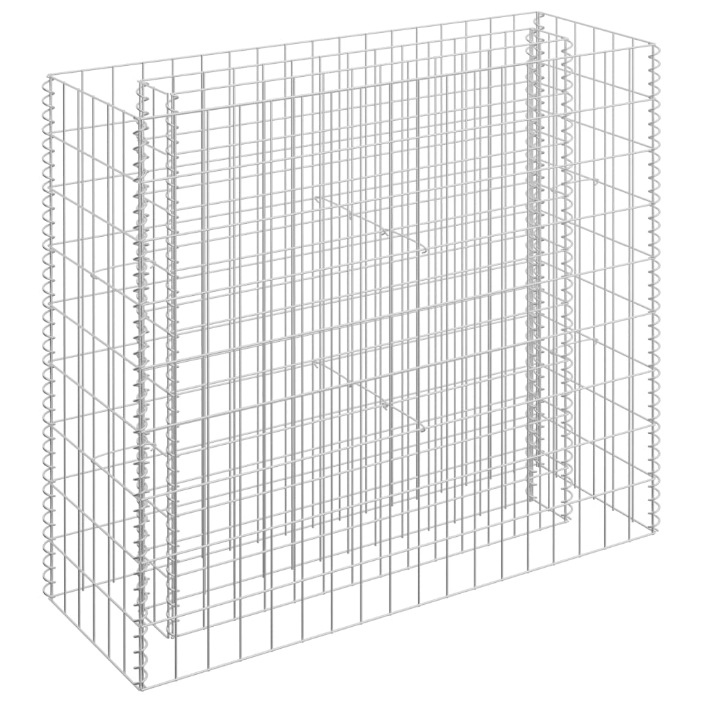 Gabion Højseng Galvaniseret Stål 90×30×90 cm