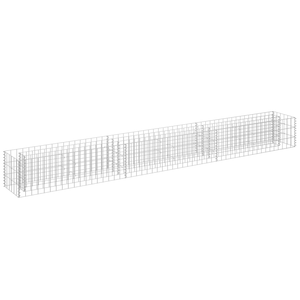 Gabion Højseng Galvaniseret Stål 270 x 30 x 30 cm