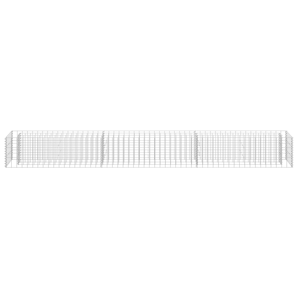 Gabion Højseng Galvaniseret Stål 270 x 30 x 30 cm
