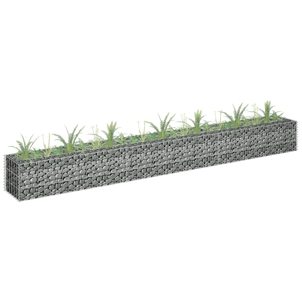 Gabion Højseng Galvaniseret Stål 270 x 30 x 30 cm