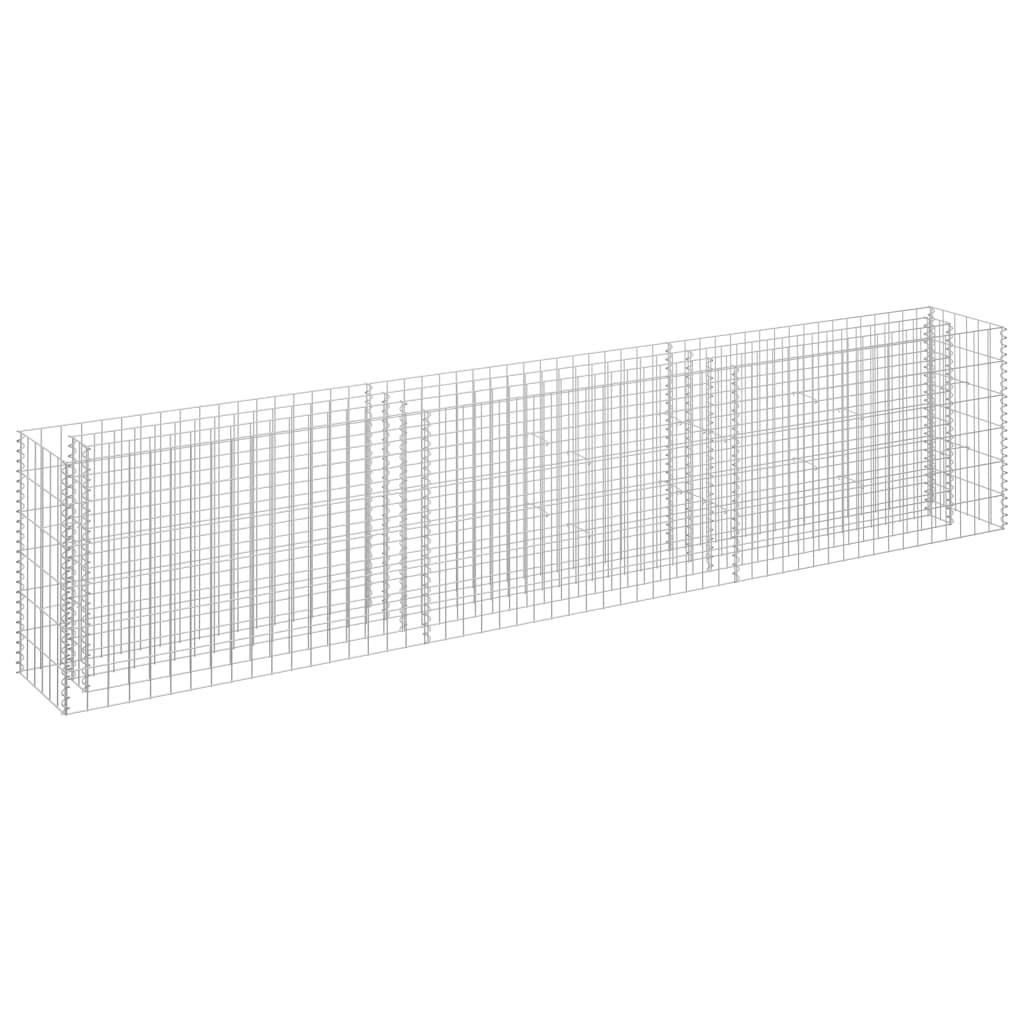 Gabion Højseng Galvaniseret Stål 270×30×60 cm