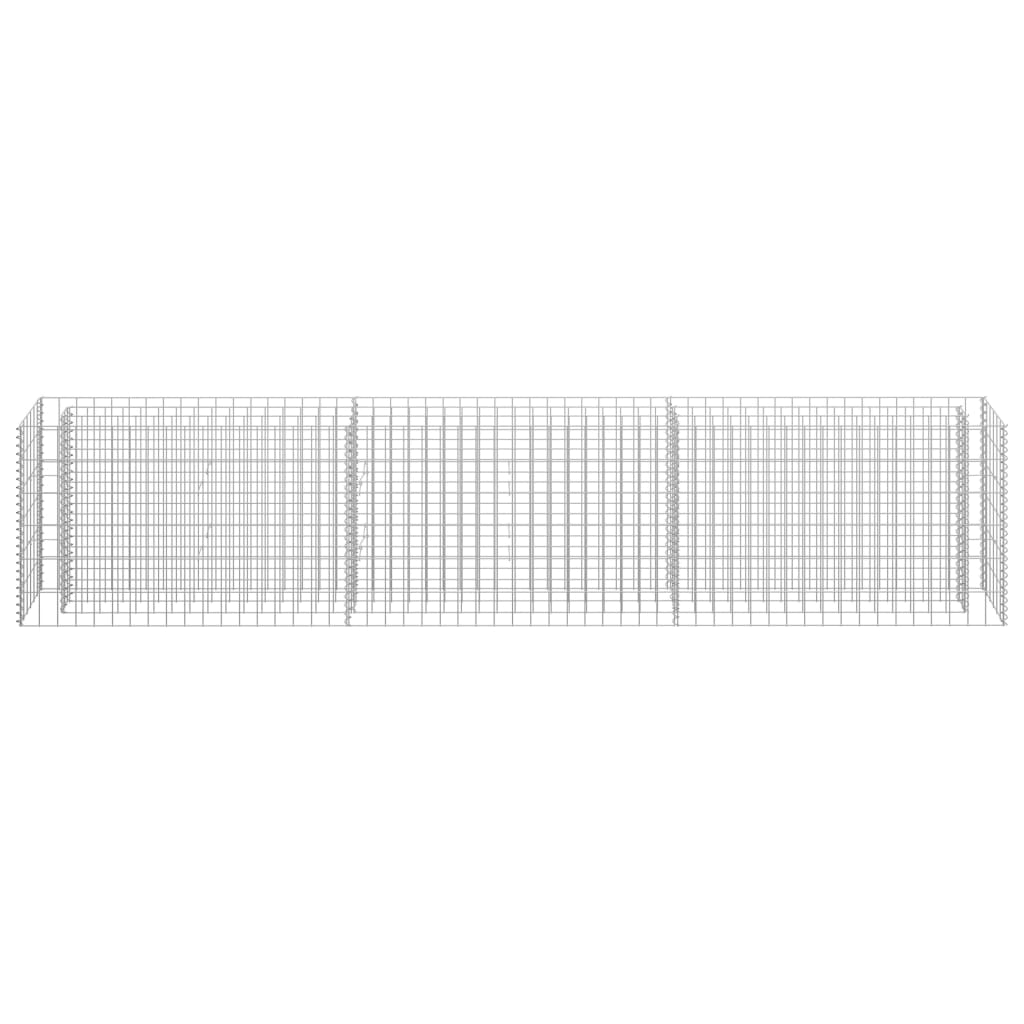 Gabion Højseng Galvaniseret Stål 270×30×60 cm