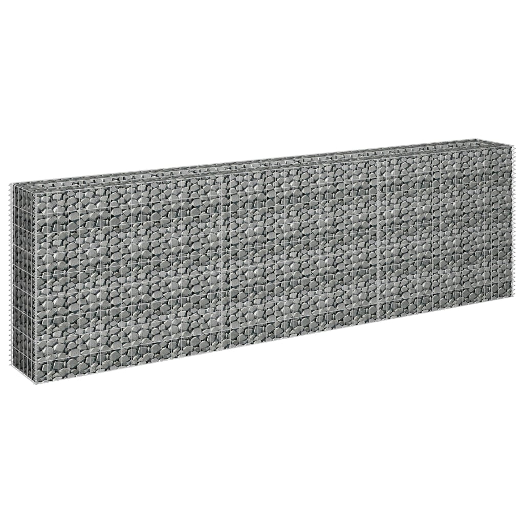 Gabion Højseng Galvaniseret Stål 270 x 30 x 90 cm
