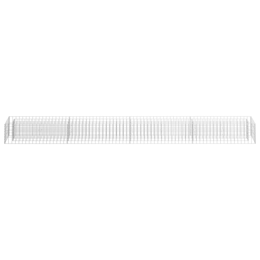 Gabion Højseng Galvaniseret Stål 360×30×30 cm