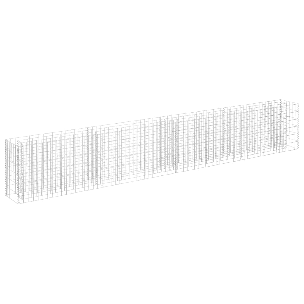 Gabion Højseng Galvaniseret Stål 360×30×60 cm