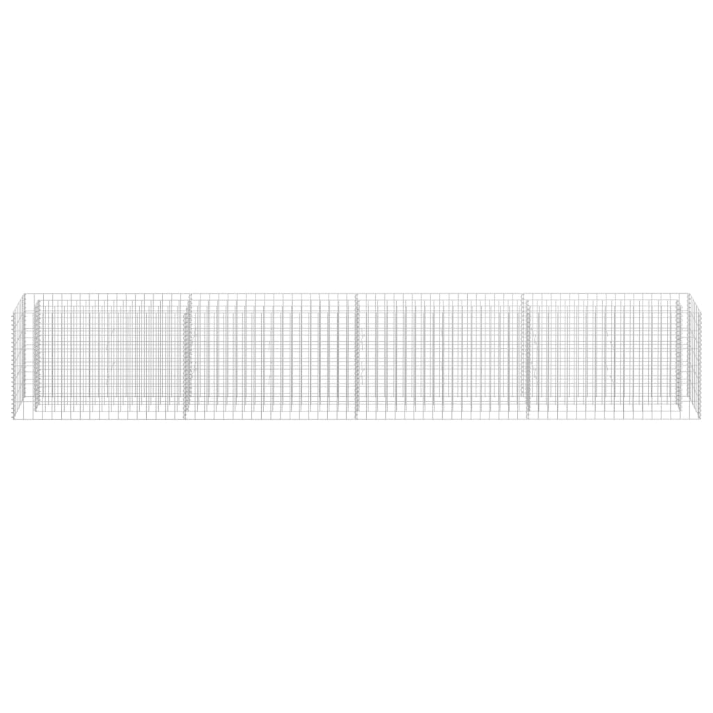Gabion Højseng Galvaniseret Stål 360×30×60 cm