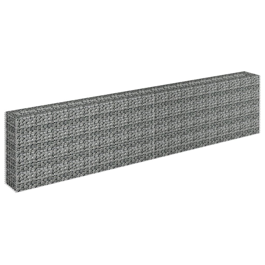 Gabion Højseng Galvaniseret Stål 360×30×90 cm