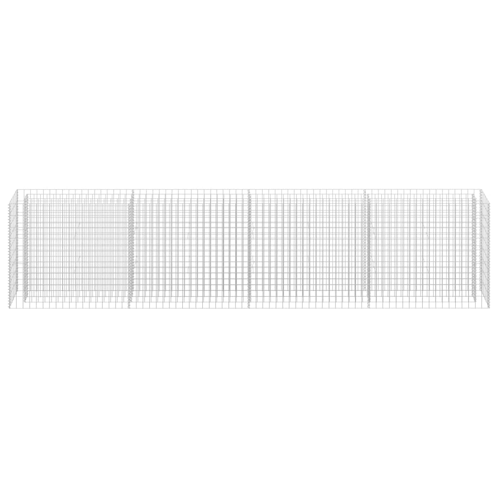 Gabion Højseng Galvaniseret Stål 360×30×90 cm