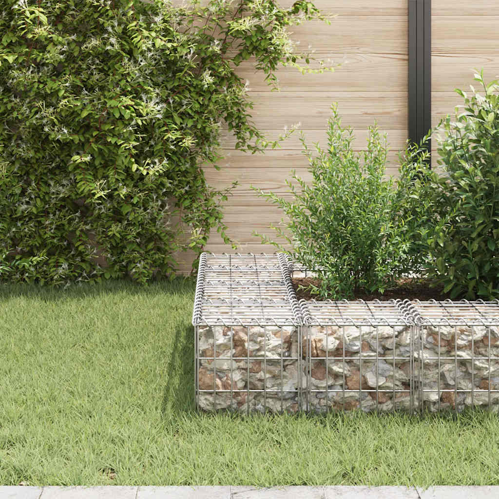 Cube Gabion Højseng Ståltråd 30x30x30 cm