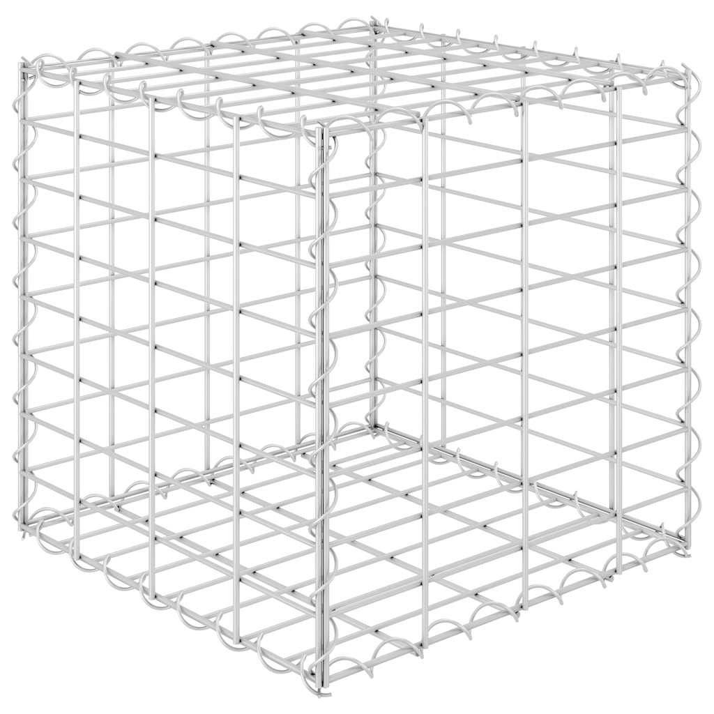 Cube Gabion Højseng Ståltråd 40x40x40 cm