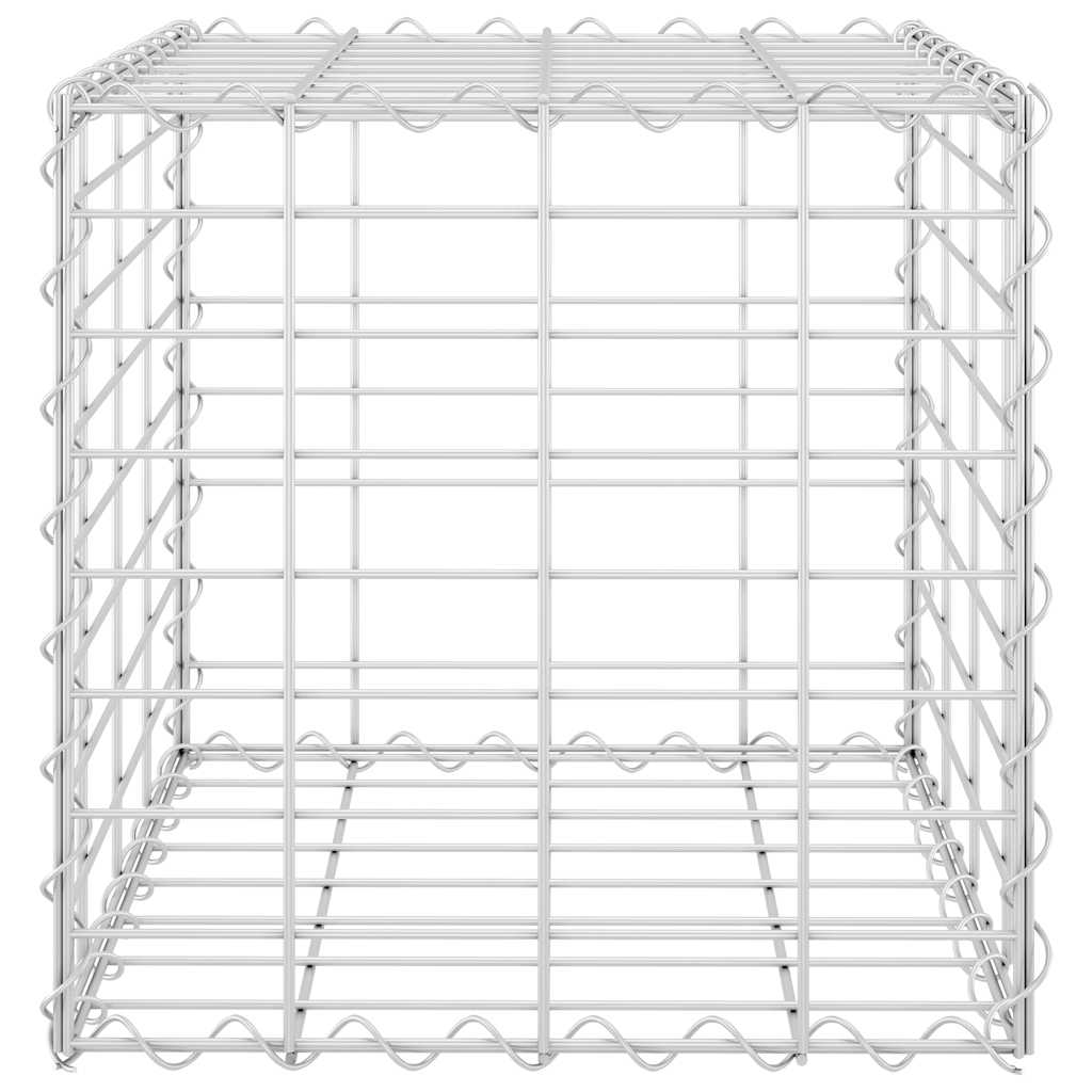 Cube Gabion Højseng Ståltråd 40x40x40 cm