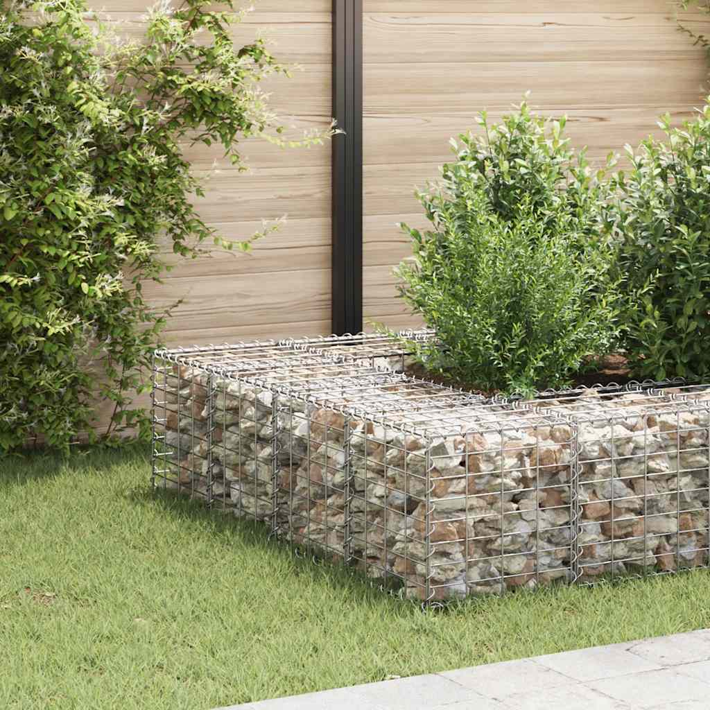 Cube Gabion Højseng Ståltråd 40x40x40 cm