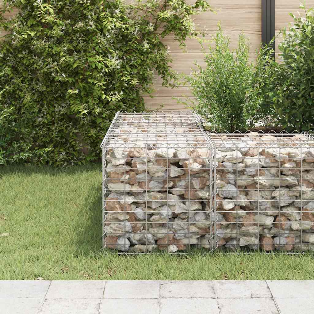 Cube Gabion Højseng Ståltråd 50x50x50 cm