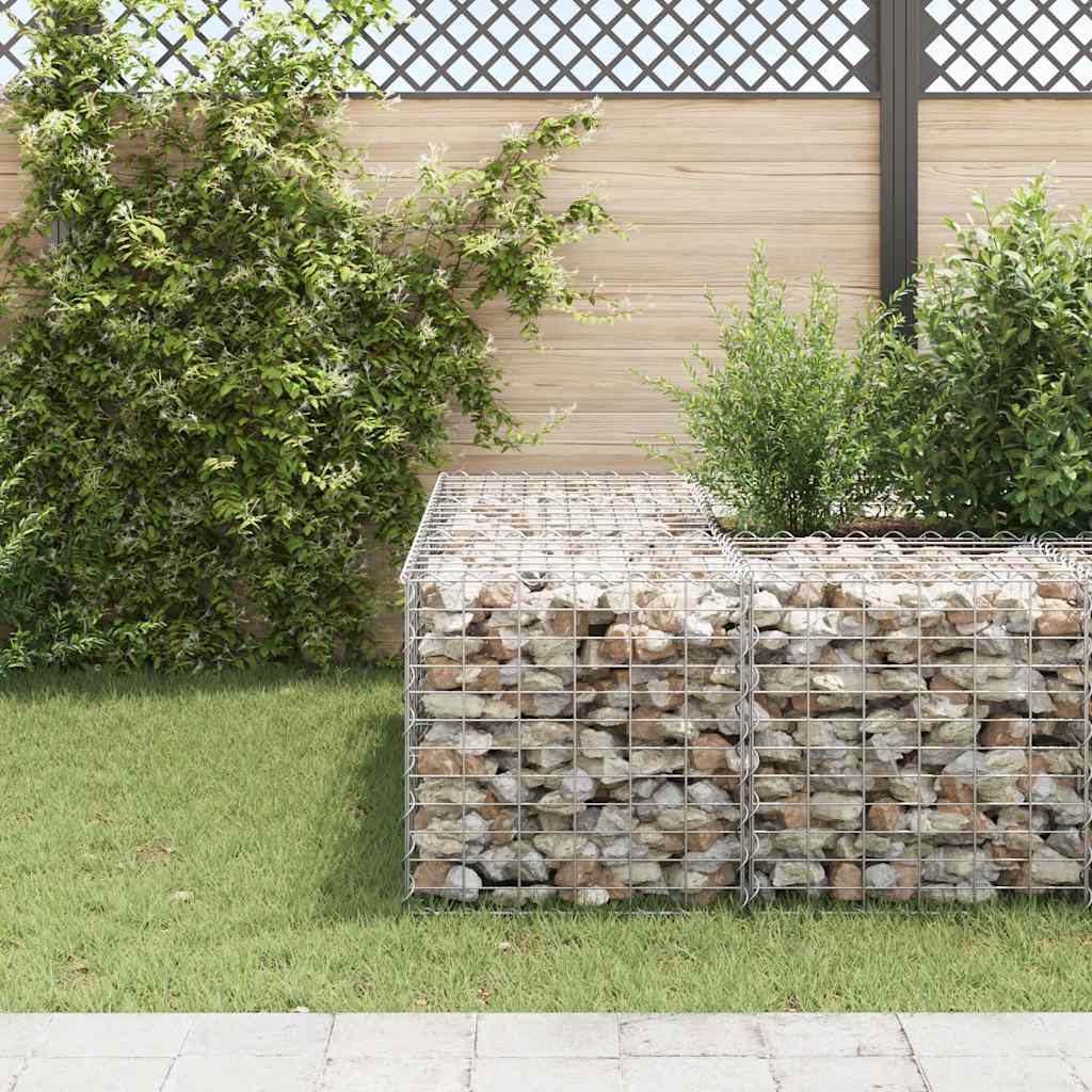 Cube Gabion Højseng Ståltråd 60x60x60 cm
