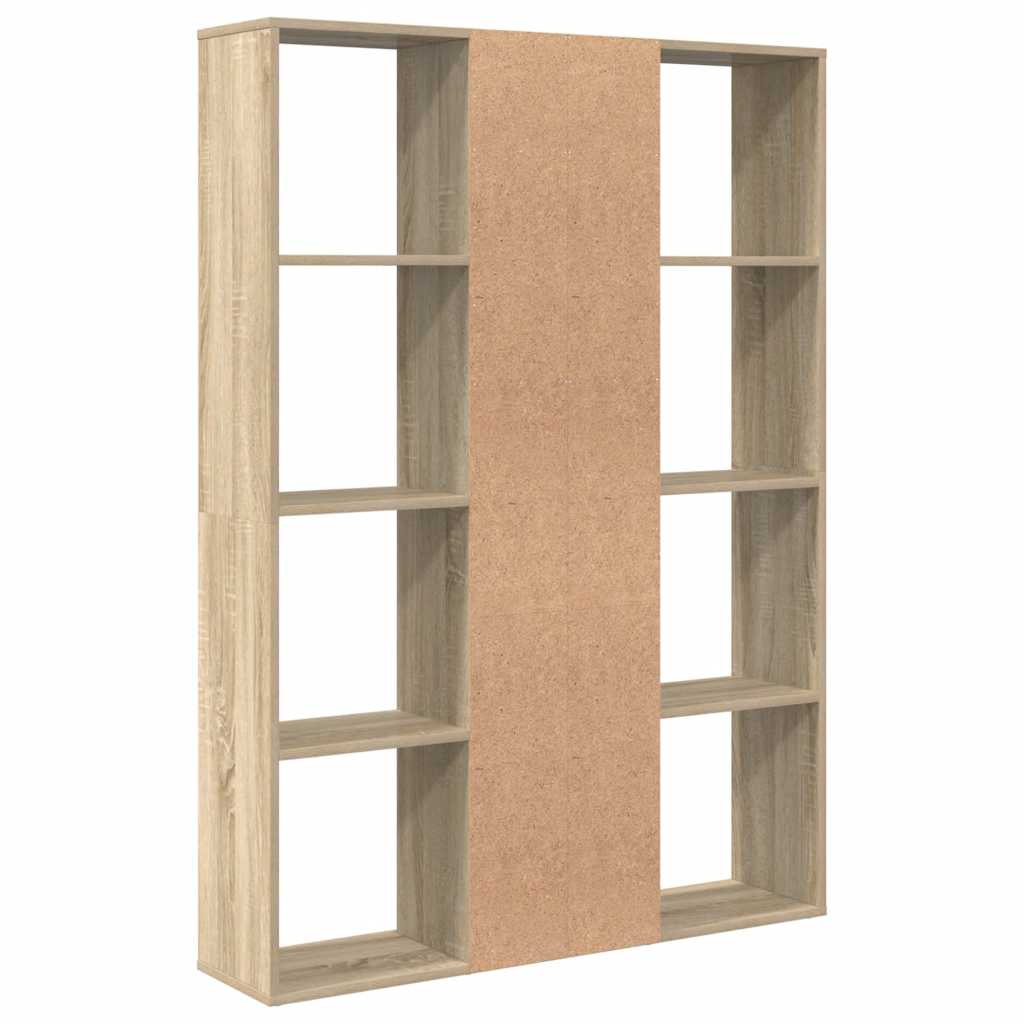 Rumdeler/reol Sonoma eg 100x24x140 cm træmateriale