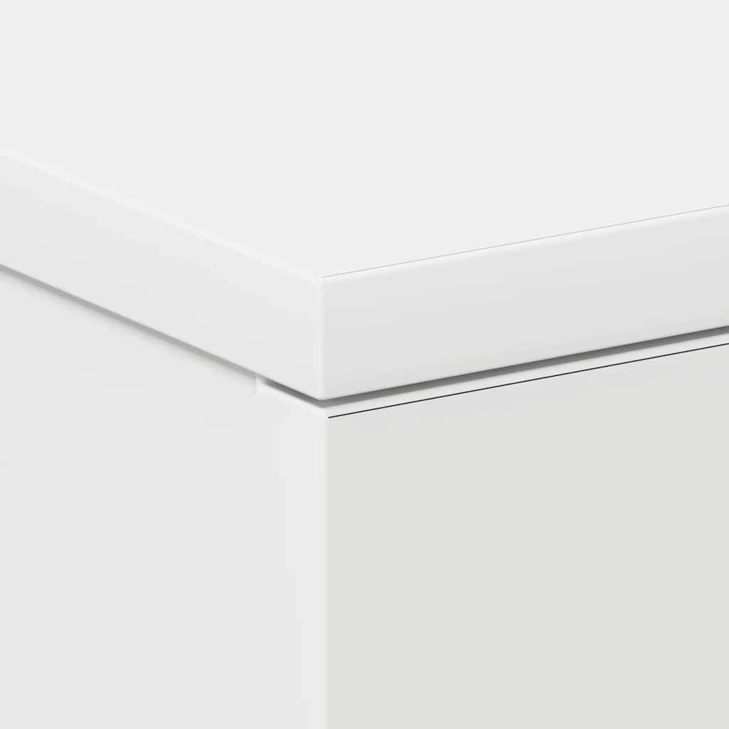 Sengeborde 2 stk Hvidt 38x35x56 cm træmateriale