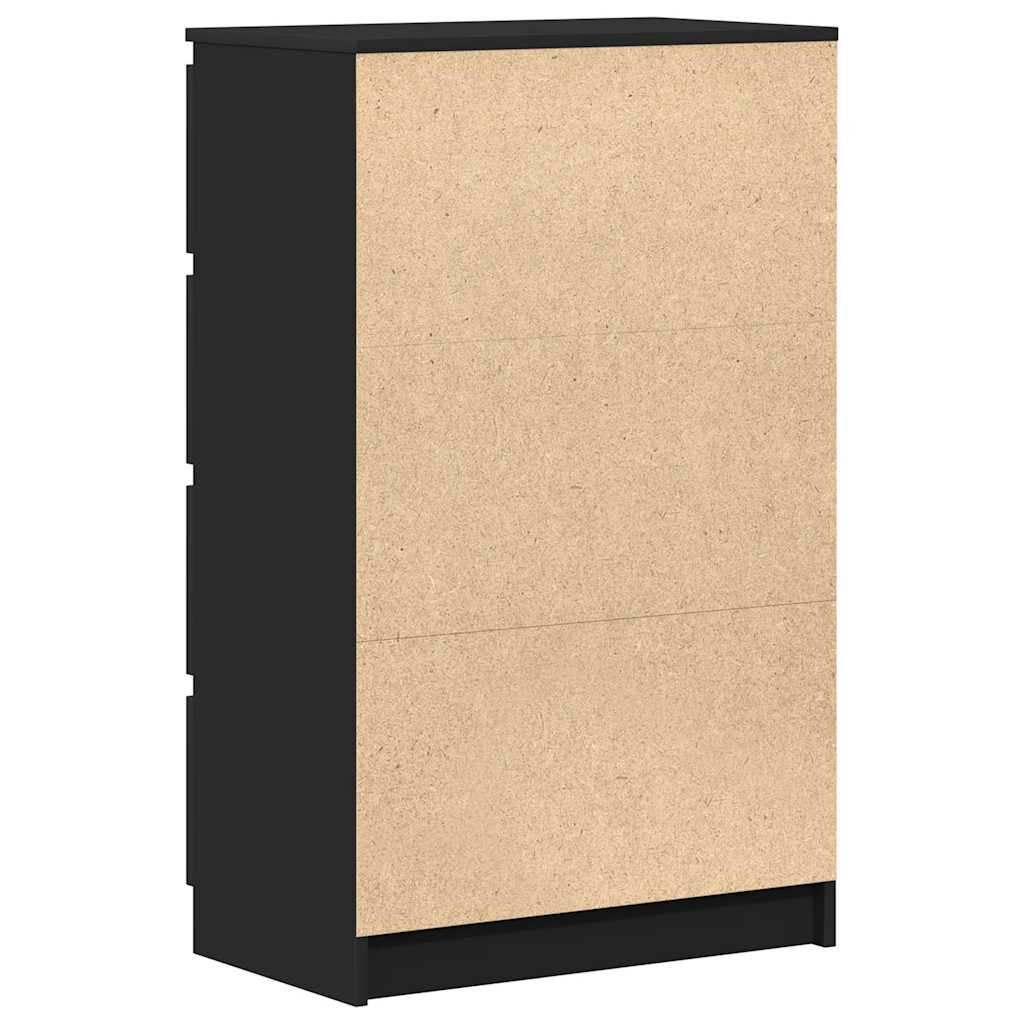 Skænk Sort 60x35x98,5 cm Træ Materiale