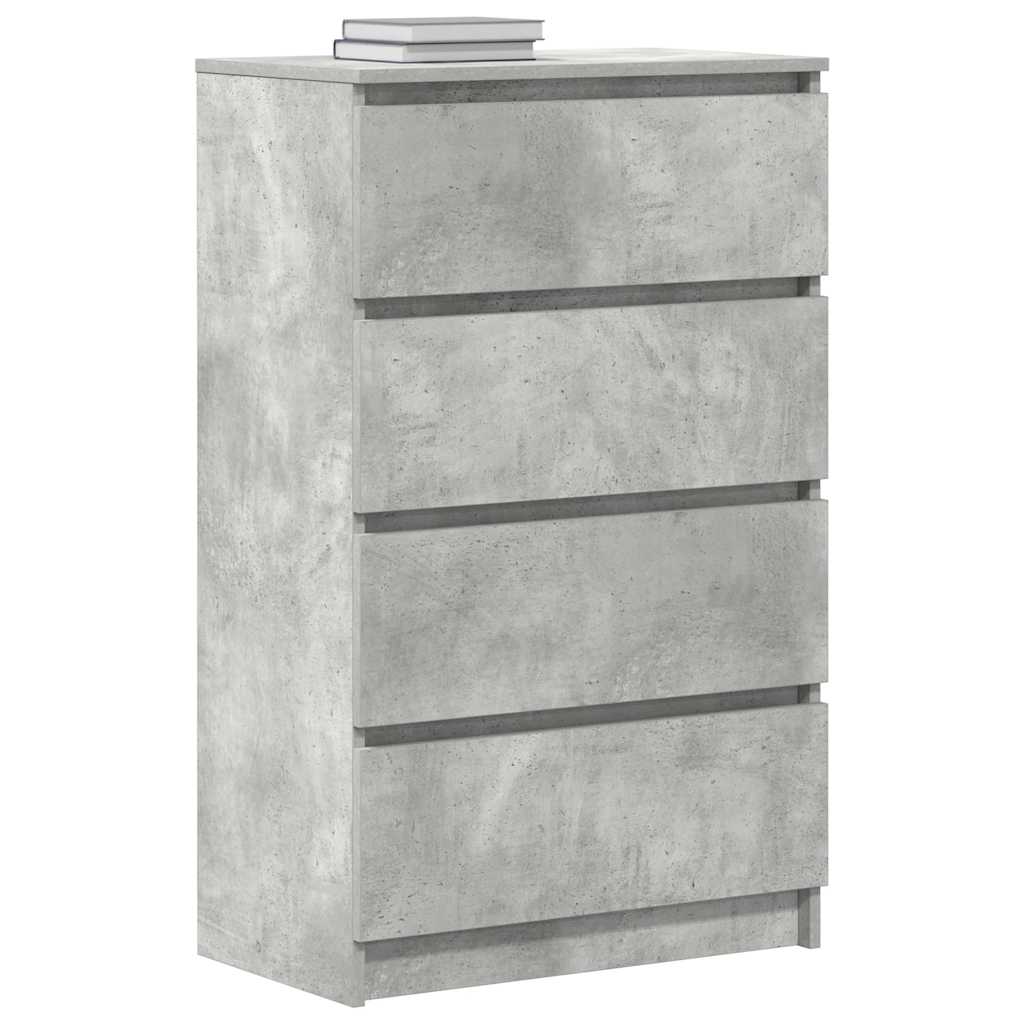 Sideboard Betongrau 60x35x98,5 cm Holzwerkstoff
