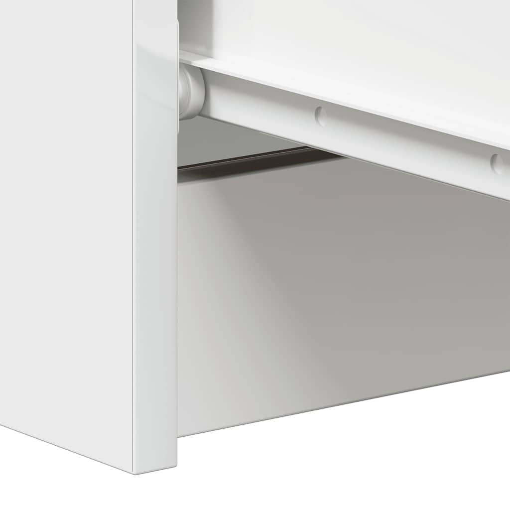 Skænk Højglans Hvid 60x35x98,5 cm Træmateriale