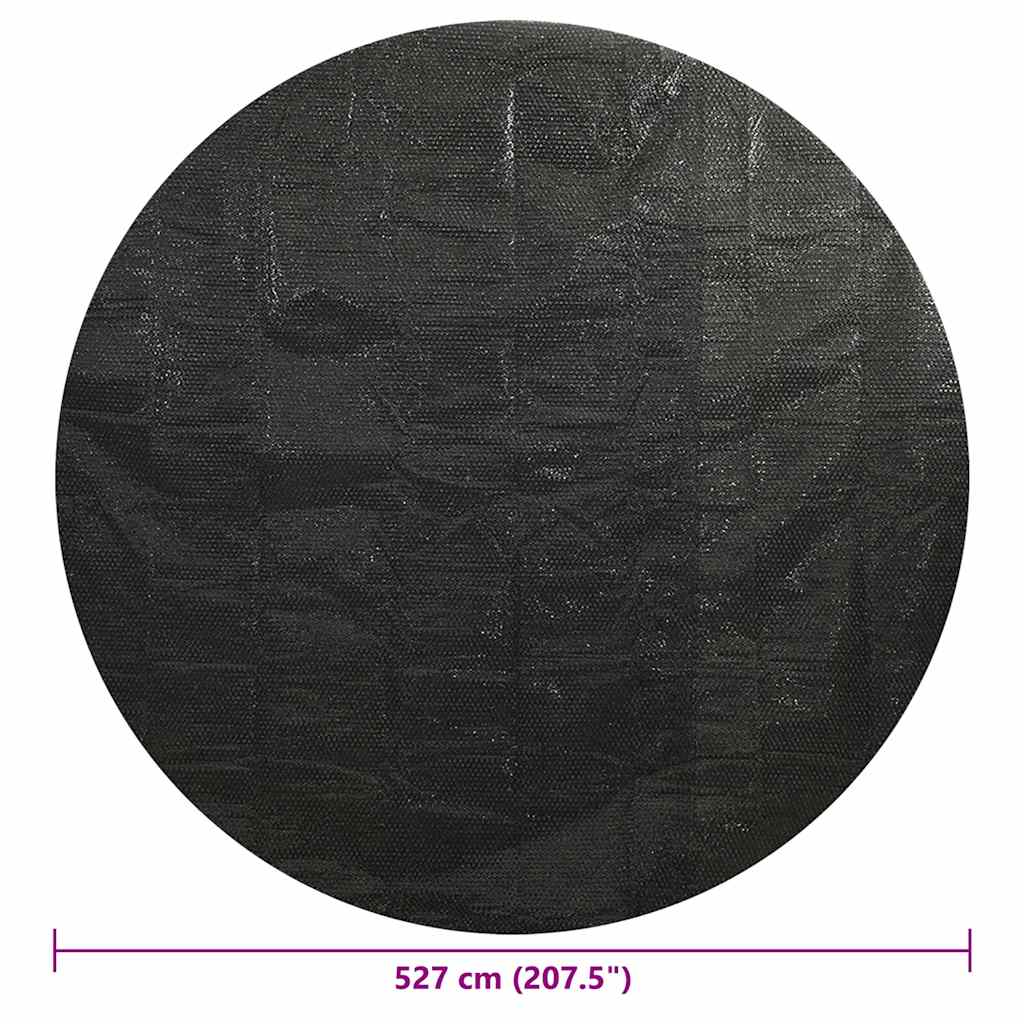 Poolovertræk Sort 527 cm PE