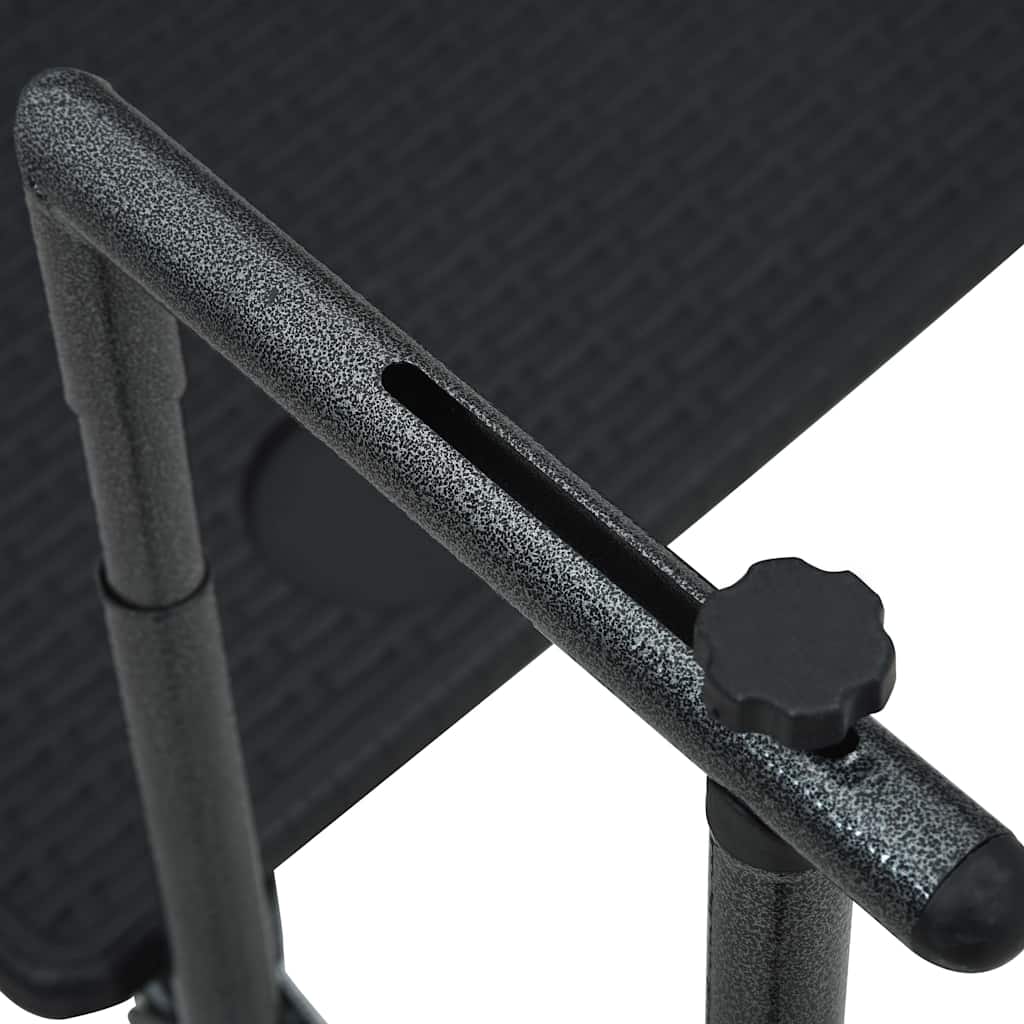 Balkon-Hängetisch Schwarz 60x64x83,5 cm Kunststoff Rattan-Optik