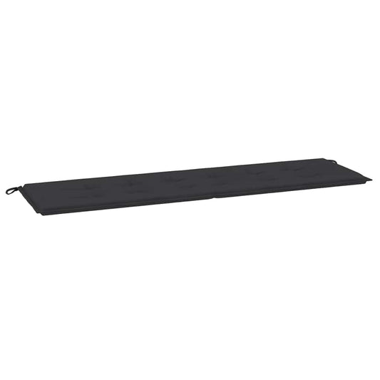 Gartenbank-Auflage Schwarz 180x50x4 cm Oxford-Gewebe