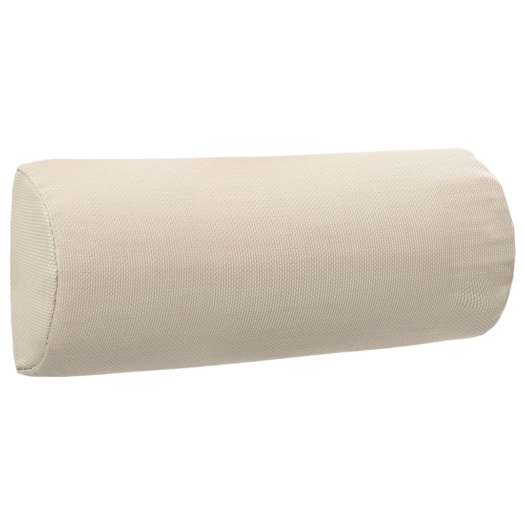 Kopfstütze für Liegestuhl Cremeweiß 40 x 7,5 x 15 cm Textilene
