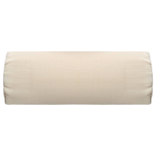 Kopfstütze für Liegestuhl Cremeweiß 40 x 7,5 x 15 cm Textilene
