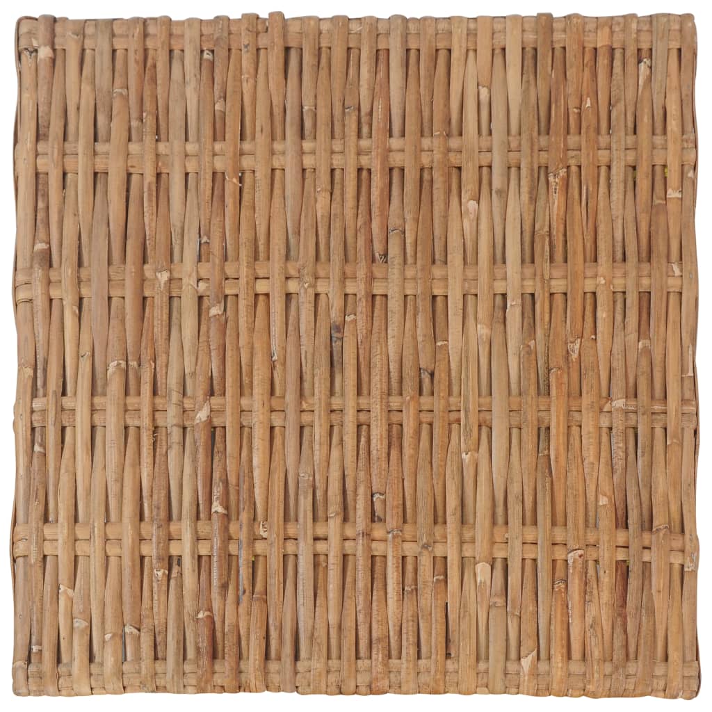Fußhocker mit Kissen Natürliches Rattan