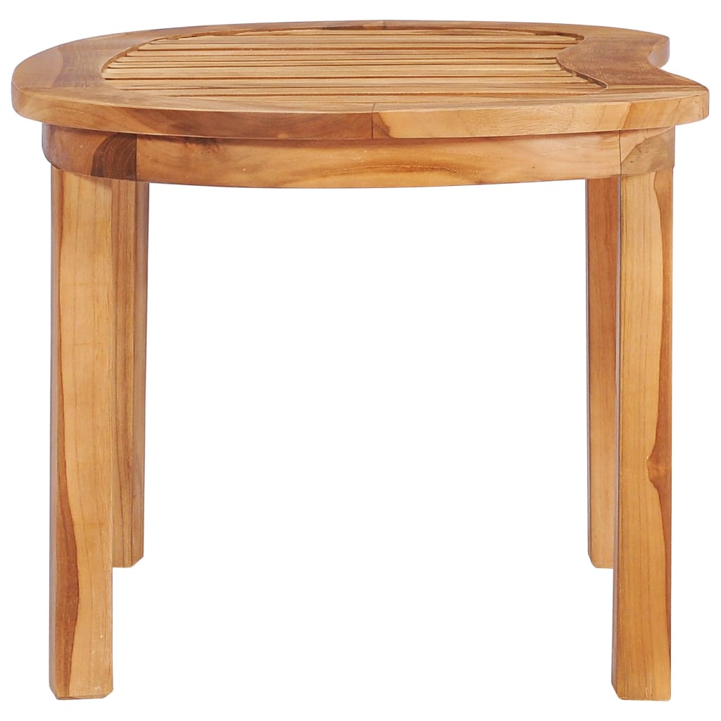 Sofabord 90x50x45 cm massivt teaktræ