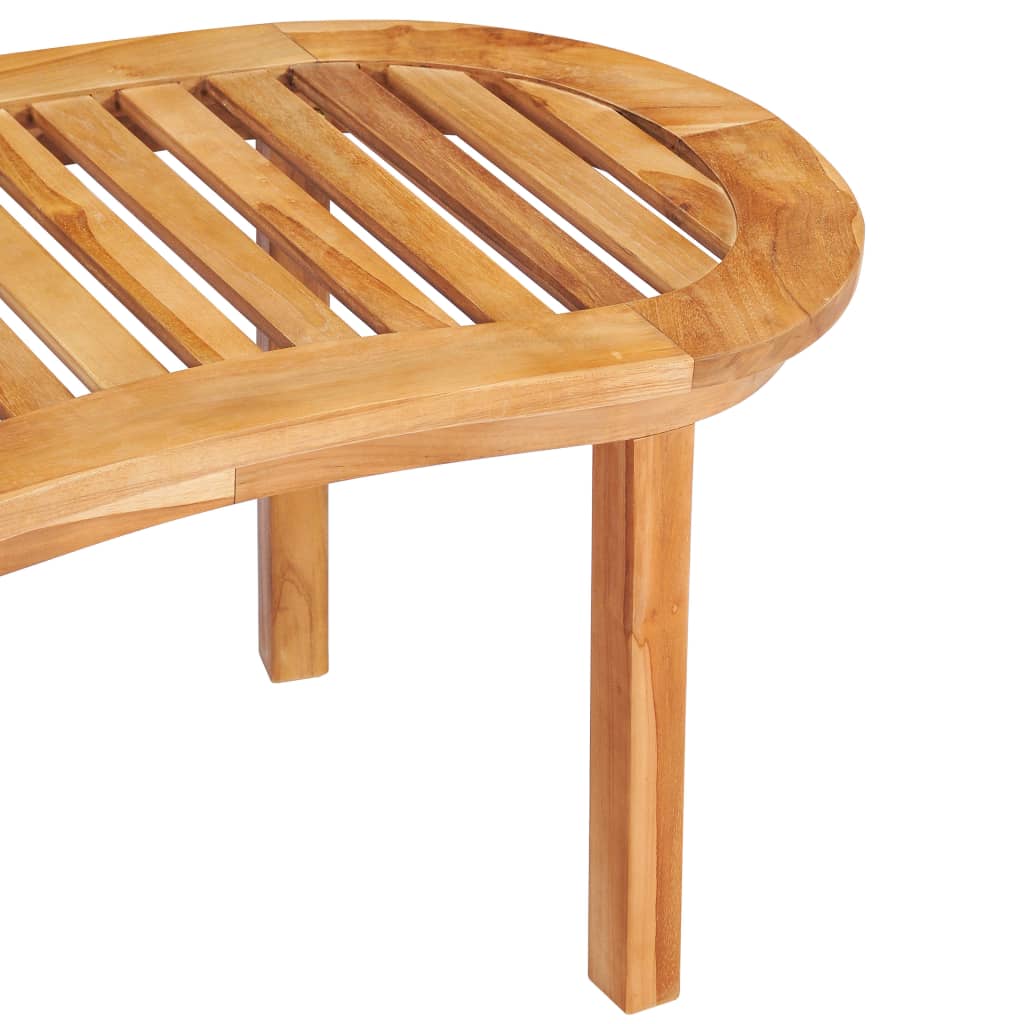 Sofabord 90x50x45 cm massivt teaktræ