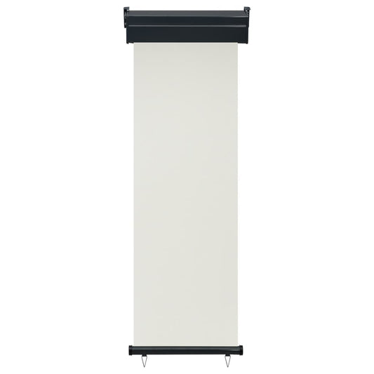 Balkon-Seitenmarkise 65x250 cm Creme
