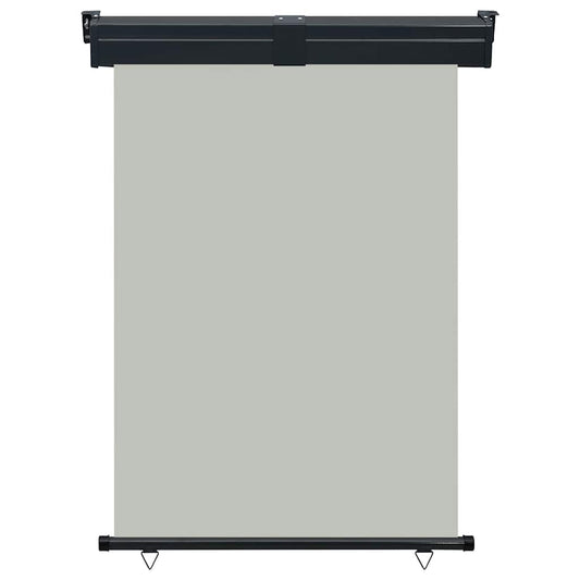 Balkon-Seitenmarkise 125x250 cm Grau