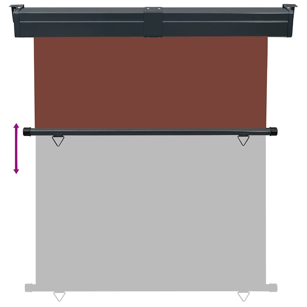 Altan Sidefortelt 175x250 cm Brun