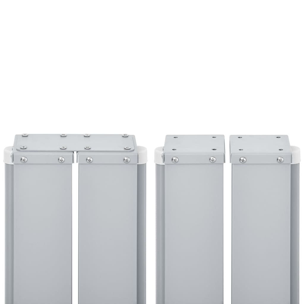 Ausziehbare Seitenmarkise Braun 100 x 600 cm