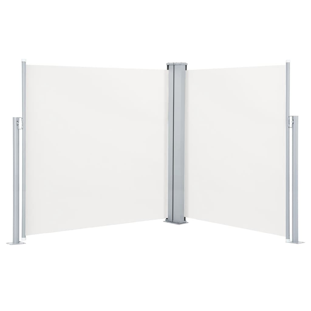 Ausziehbare Seitenmarkise Creme 140 x 600 cm