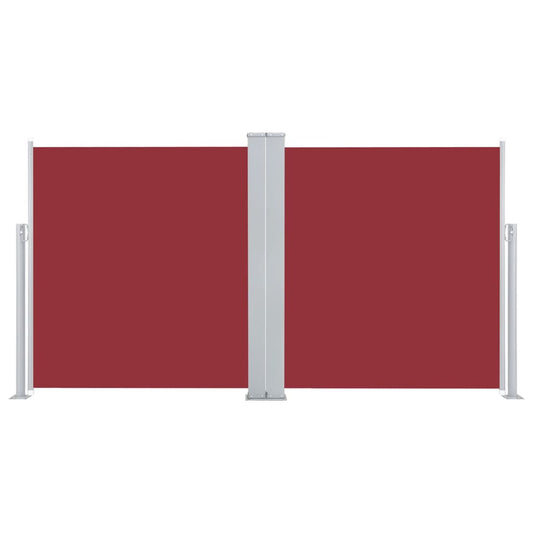 Ausziehbare Seitenmarkise 170 x 600 cm Rot