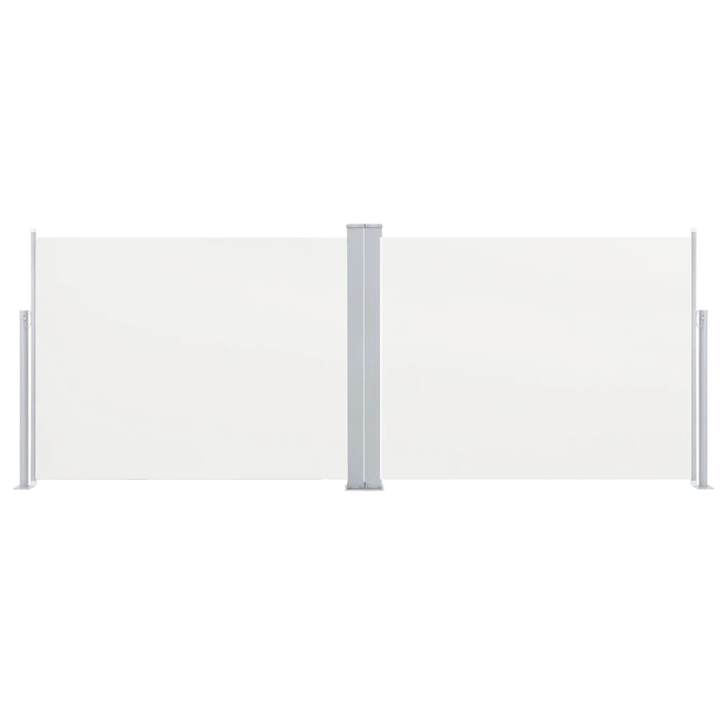 Ausziehbare Seitenmarkise Creme 140 x 1000 cm