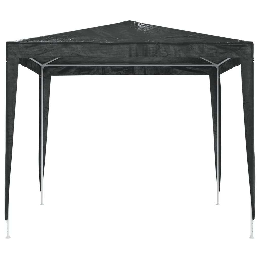 Profi-Partyzelt 2,5×2,5 m Anthrazit 90 g/m²